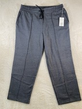 A New Day Gray Casual Dress Pants Women  s Size Large NWT Elastic Waist Pockets