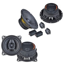 GR.ZERO 16,5m/10cm Front/Heck Auto Lautsprecher Komplett-SET für OPEL (#369)