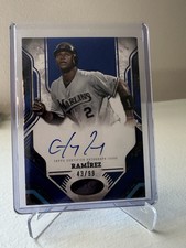2025 Topps Tier One - HANLEY RAMIREZ Prime Performers AUTO Blue Foil /99 Marlins