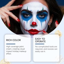 1Set Face And Body Paint Liquid Latex Halloween Professional Paint Set Carnival