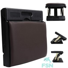 Adjustable Foot Stool With 4 Height Levels Massage Mat For Car Travel Office Use