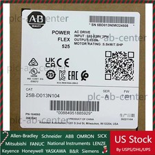 2022 Allen-Bradley PowerFlex 525 AB 25B-D013N104 AC Drive US Free Tax