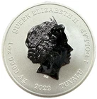 2022 1 oz Tuvalu James Bond Family Crest Silver Coin (BU) – 007 – .9999 Fine