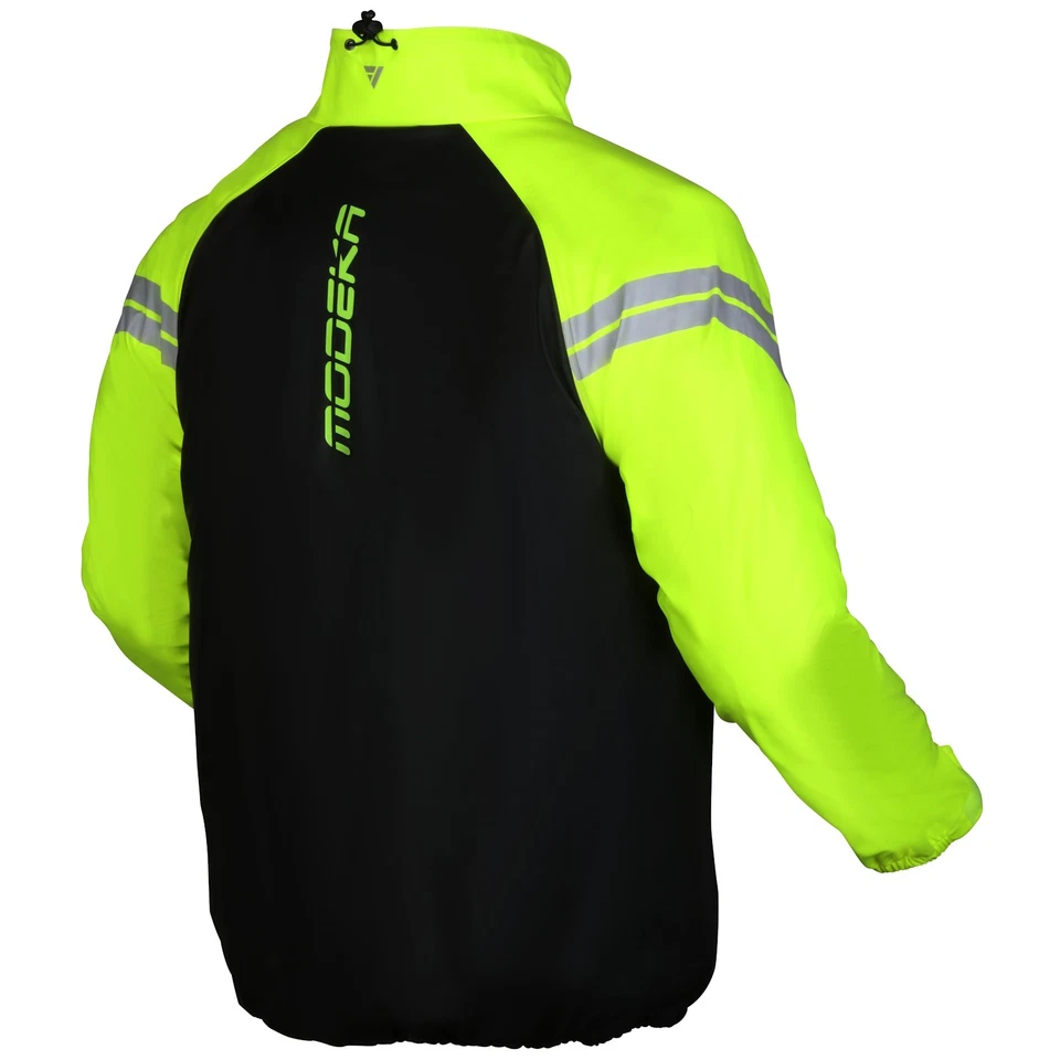 Modeka Flex Dry Regenjacke Schwarz/Neongelb Regenbekleidung Regen Schutz - Bild 4 von 4