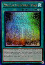 Yugioh - Walls of the Imperial Tomb - MP25-EN168 - Ultra Rare - NM/M