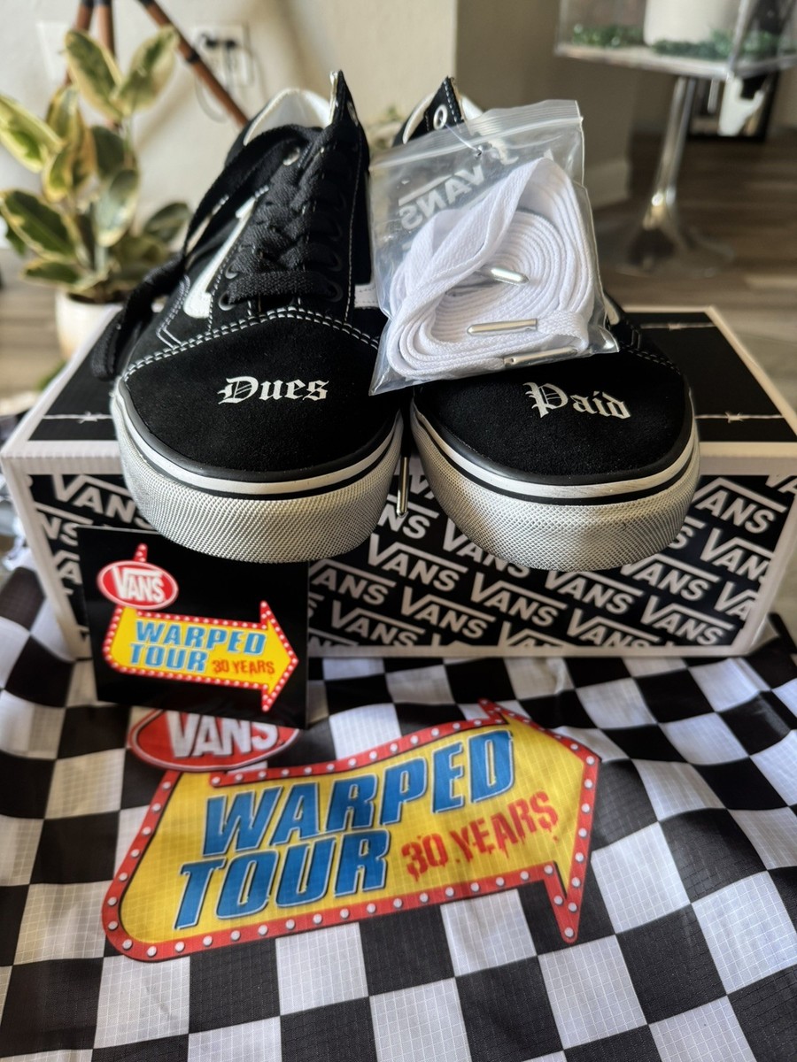 Vans Travis Barker Dues Paid Old Skool Vans with the 30 years