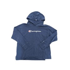 Champion Womens Sz L Blue Hoodie Classic Authentic Outerwear