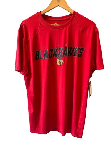Chicago Blackhawks Men's Red T-Shirt Size X-Large NHL Licensed NWT GIII Sports