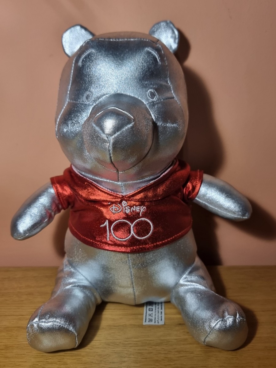 Disney Winnie The pooh 100 years of wonder Silver plush Soft Toy