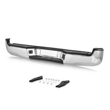 Steel Complete Chrome Rear Bumper Assembly Fit 2005-2015 Toyota Tacoma Pickup