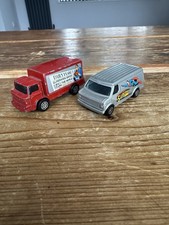 Corgi Juniors Diecast Toys Superman Van and Daily Planet Leyland Red Truck 1979