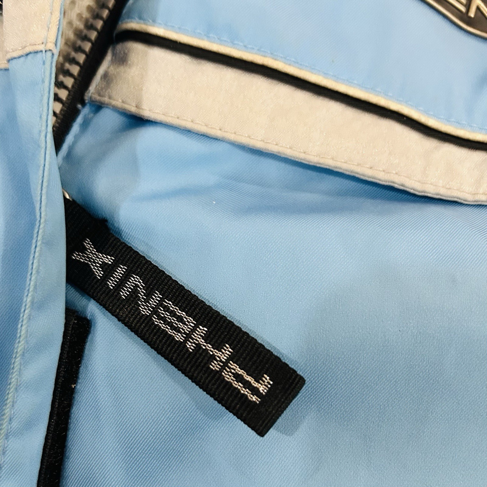 Phenix Ski Jacket US Womens size 8 Blue insulated removable hood Winter