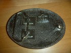 Vintage Belt Buckle M Eagle USA Western Floral Oval-shaped Belt Buckle — photo 5