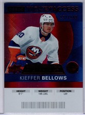 2020-21 Credentials Kieffer Bellows Red Debut Ticket Access Rookie Card # 94. rookie card picture