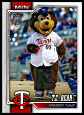 2025 Topps Series 1 Celebration Minnesota Twins TC Bear Mascot  #M-15