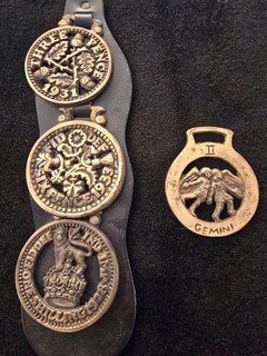 vintage horse brasses