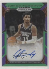 2019 Prizm Draft Picks Purple & Green 22/149 Quinndary Weatherspoon #49 Auto n1u