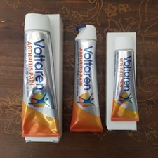 Voltarin Arthritis Pain Topical Relief Gel 3 Tubes 2 x 5.3 oz 1.7 oz 03/2028