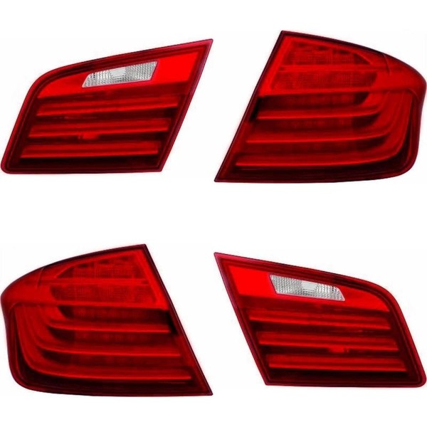 Heckleuchten RüCkleuchten Set LED Innen Und AußEn Li + Re FüR BMW 5Er F10-image