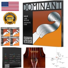 Thomastik Dominant Violin Set - Flexible Medium Tension, Perfect for All Players