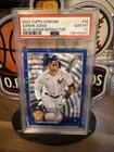 2023 Topps Chrome - Aaron Judge #62 Blue Sonar Refractor /125 PSA 10