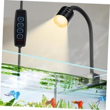 3W LED Aquarium Light, Clip On Fish Tank Lamp  Full Spectrum, 3 Color Modes,