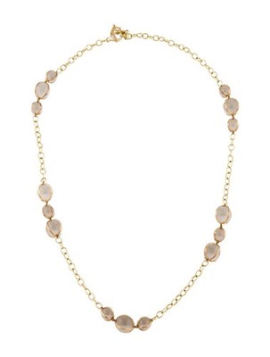 Temple St. Clair 18K Quartz & Diamond Amulet Station Necklace