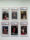 Michael Jordan PSA Graded Basketball Card Lot (6 Total Cards) Bulls Lot I