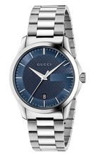 Gucci G-Timeless Quartz 38mm Unisex Blue Dial Silver Watch - YA126440