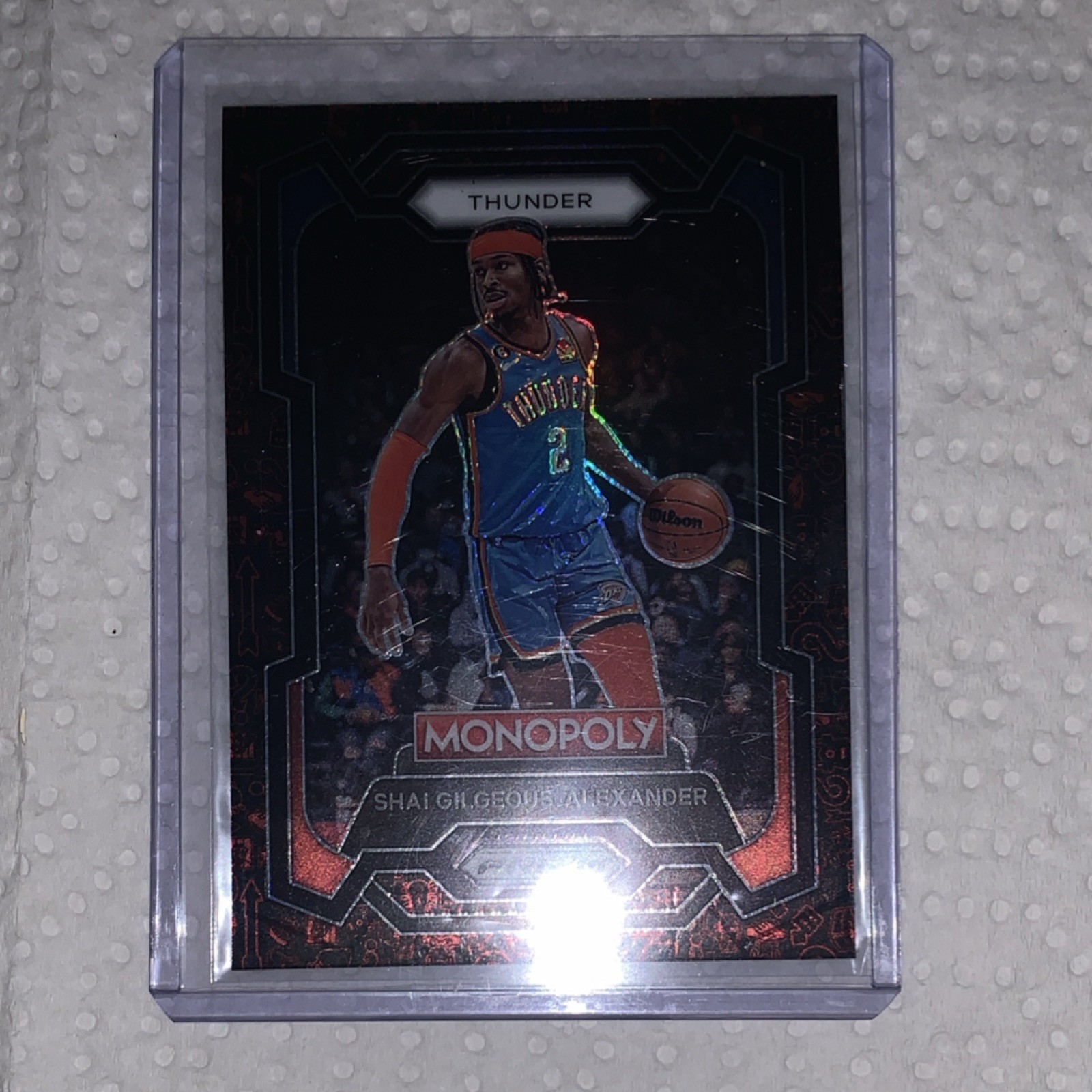 2023-24 Panini Prizm Monopoly - Shai Gilgeous-Alexander #61 Red Prizm /99