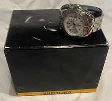 Breitling Chronomat Evolution A13356 Chronograph Automatic Date White Dial 44mm 2
