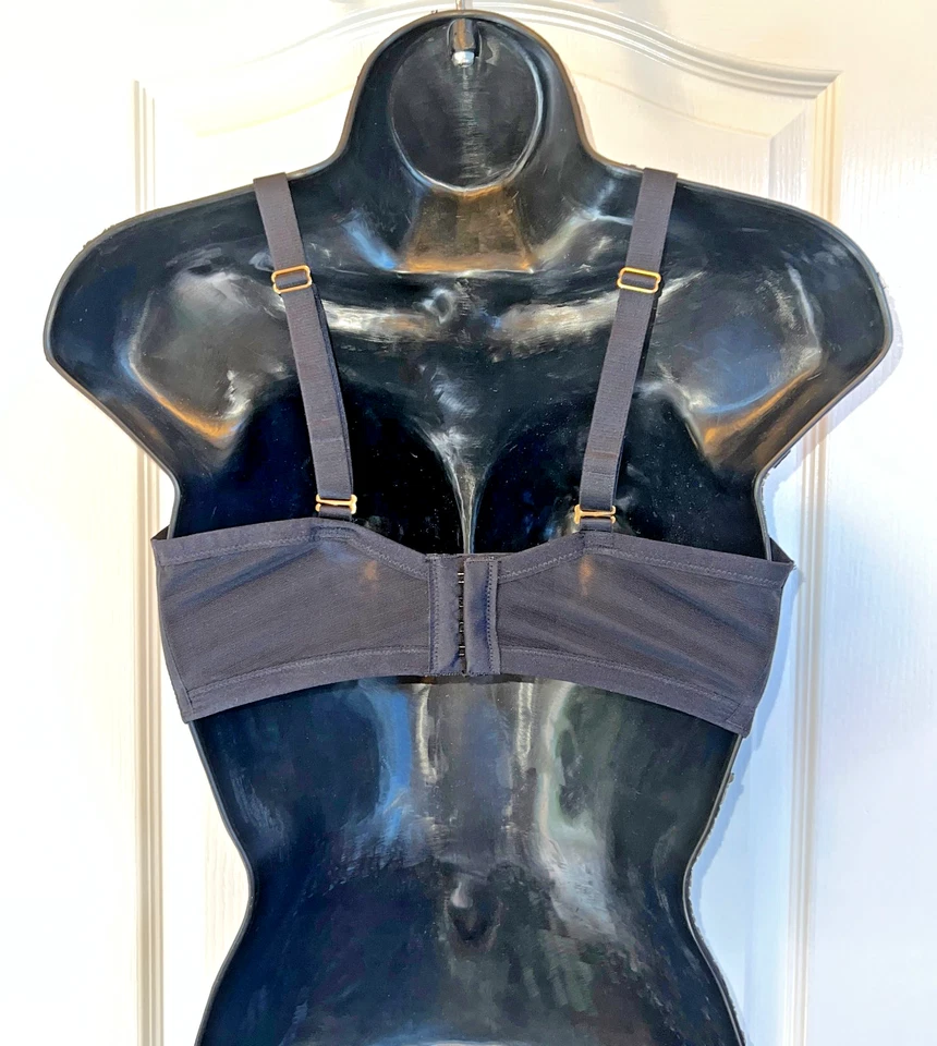 Бюстгальтер на косточках Soma, Lightest Lift Perfect Coverage черный на желтовато-коричневый, размер 36G - Изображение 4 из 4