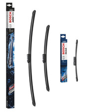 VW Golf Mk8 Wiper Blades Set Front + Rear 2012 Onward BOSCH AEROTWIN A864S A252H