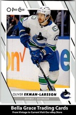 2023-24 O-Pee-Chee Oliver Ekman-Larsson #413 Vancouver Canucks NHL Hockey 