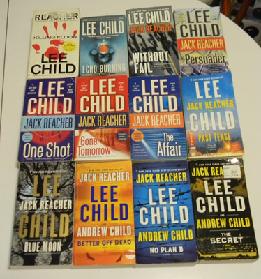 UPDATED Lot of 21 Lee Child Jack Reacher pbs G-VG