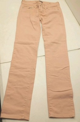 American Eagle Outfitters Women's Pink Skinny Jeans  Size 0 31- Inseam Low Rise 