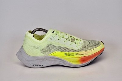 Nike Men's ZoomX Vaporfly Next 2% CU4111-700 Racing Yellow Volt Shoes Size 7