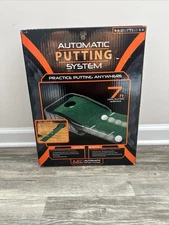 Club Champ Automatic Golf Putting System Gravity Feed 7 Ft Black & Green