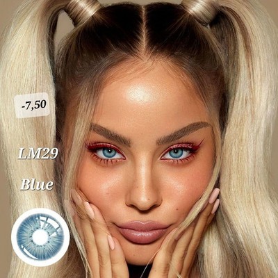 7,50 Dioptrien Farbige Kontaktlinsen # Gratis Behälter # mehrere Farben