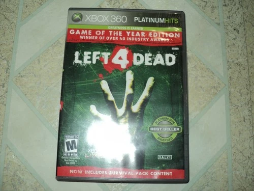 Left 4 Dead XBOX 360 Sealed READ!! No Shrink Wrap Has Edge Seal