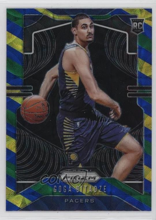 2019-20 Panini Prizm Choice Blue Yellow & Green Goga Bitadze #264 Rookie RC 18t1