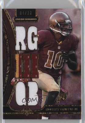 2013 Topps Triple Threads Relics Purple 4/27 Robert Griffin III #TTR-RG 2r5
