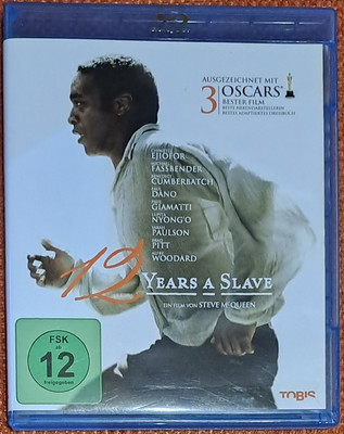 12 Years a Slave - Steve McQueen - 3 Oscars (Bester Film) - Bluray