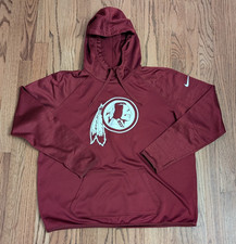 Washington Redskins Nike Dri-Fit NFL Hoodie Sweatshirt Pullover Women  s XL