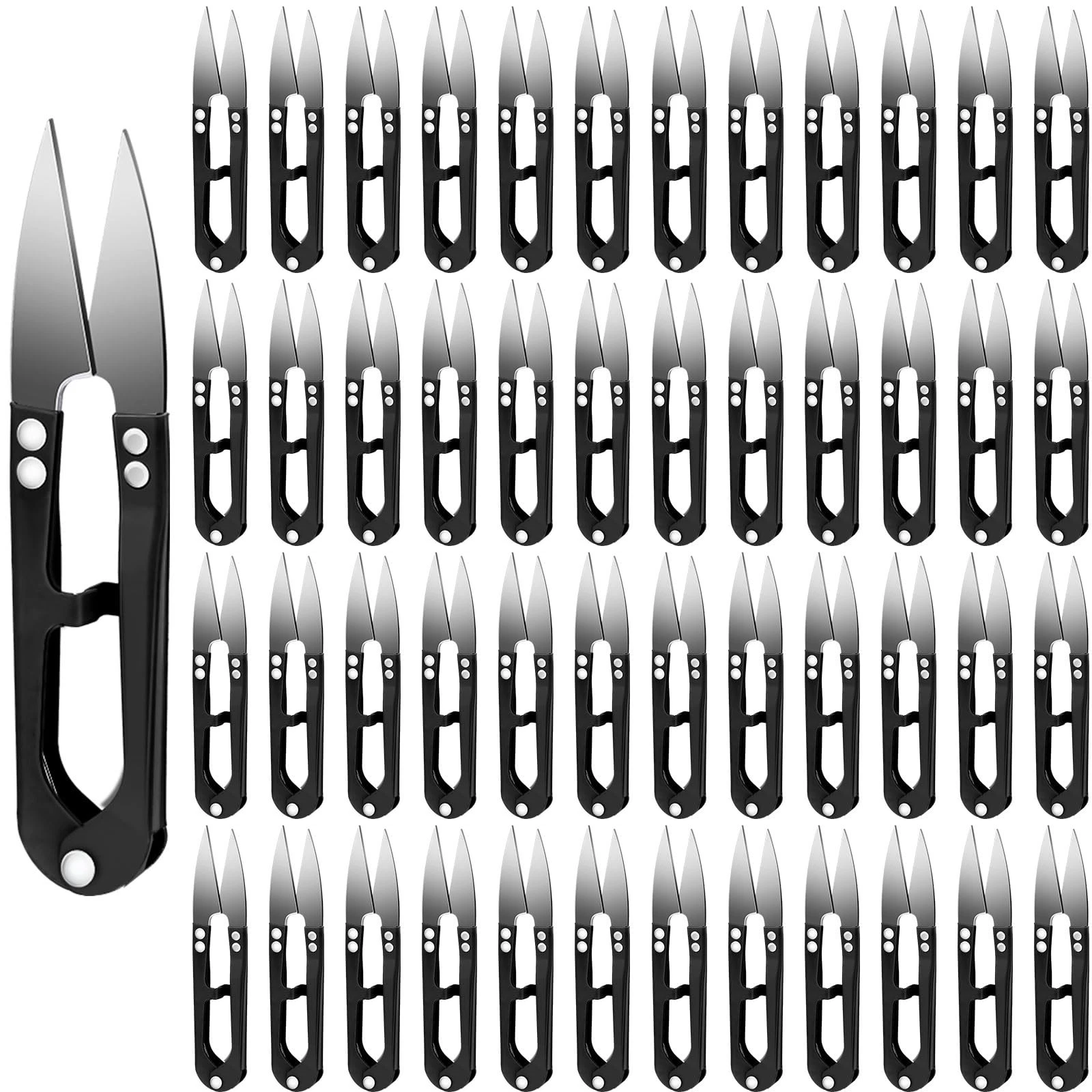48 Pcs 4 Inch Bonsai Pruning Scissors Thread Snips Mini Sewing Scissors U Sha...
Opens in a new wind