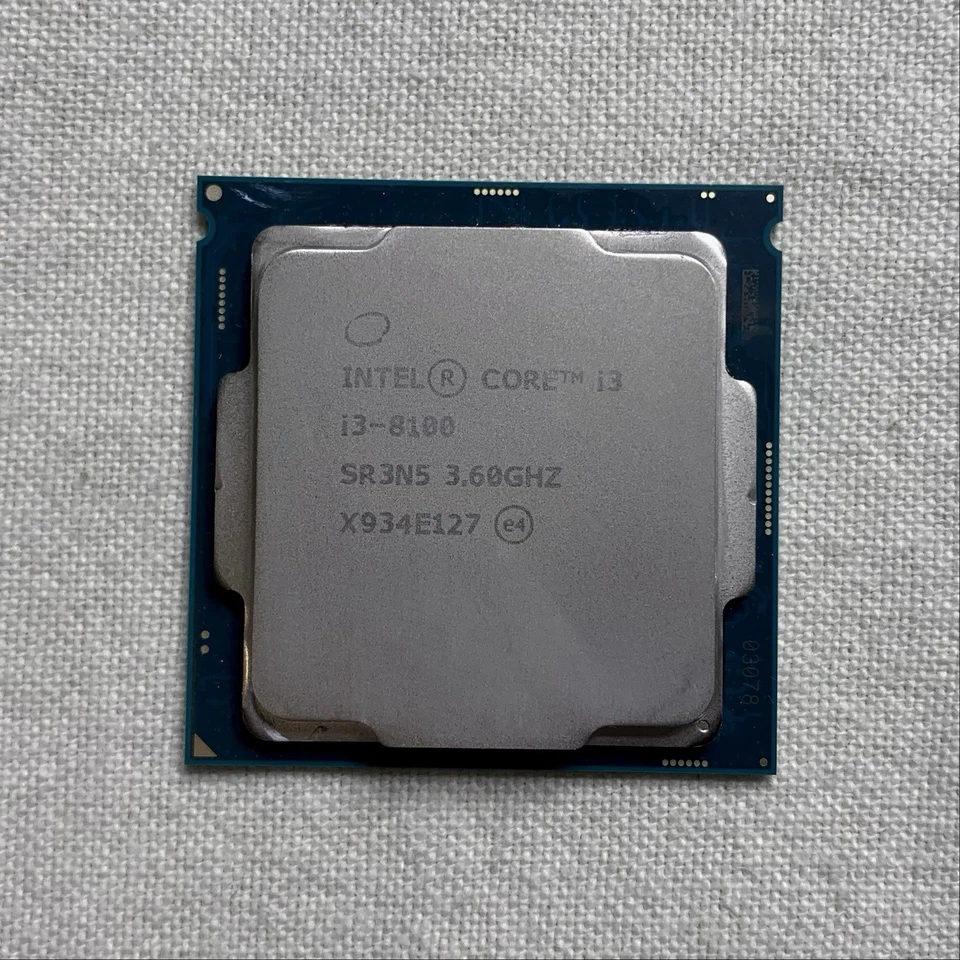 Prozessor Intel Core i3 -8100 SR 3N5 3.60GZ CPU Quadcore Inkl Lüfter Kühler - Bild 2 von 4