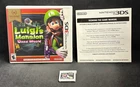 Luigi's Mansion: Dark Moon (Nintendo 3DS) Complete CIB Tested