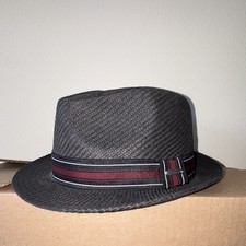 Kooringal Fedora Style Hat Grey 1989 59 Cm