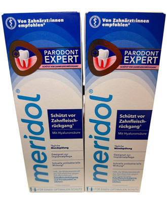 2x MERIDOL Parodont-Expert Mundspülung (2x400ml)