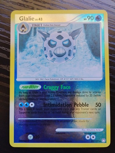 Glalie 25/123 LP Mysterious Treasures Reverse Holo